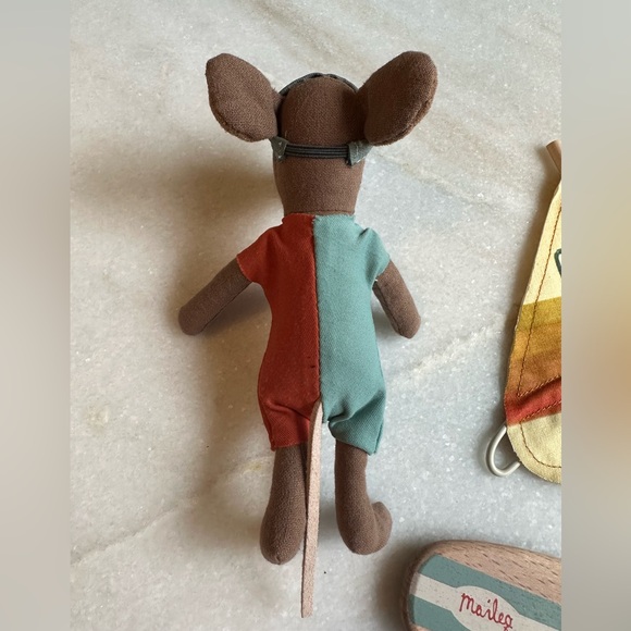 Maileg Big Brother Surfer Mouse with Board - Picture 7 of 8